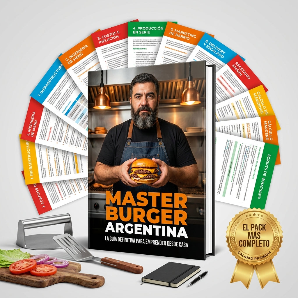 MEGAPACK Hamburgueseria Master + Kit escalado profesional